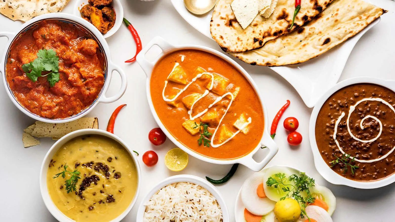 Indian cuisine background